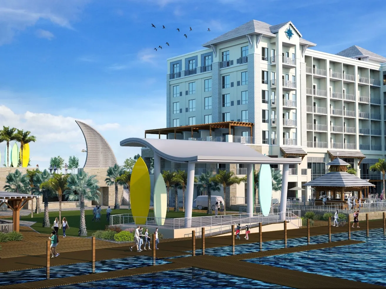 Construction Underway In Melbourne Of New 100 Million Compass Landing