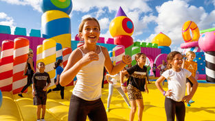 Get ready to chase the kids again, the World’s Biggest Bounce House is bouncing back to Tampa