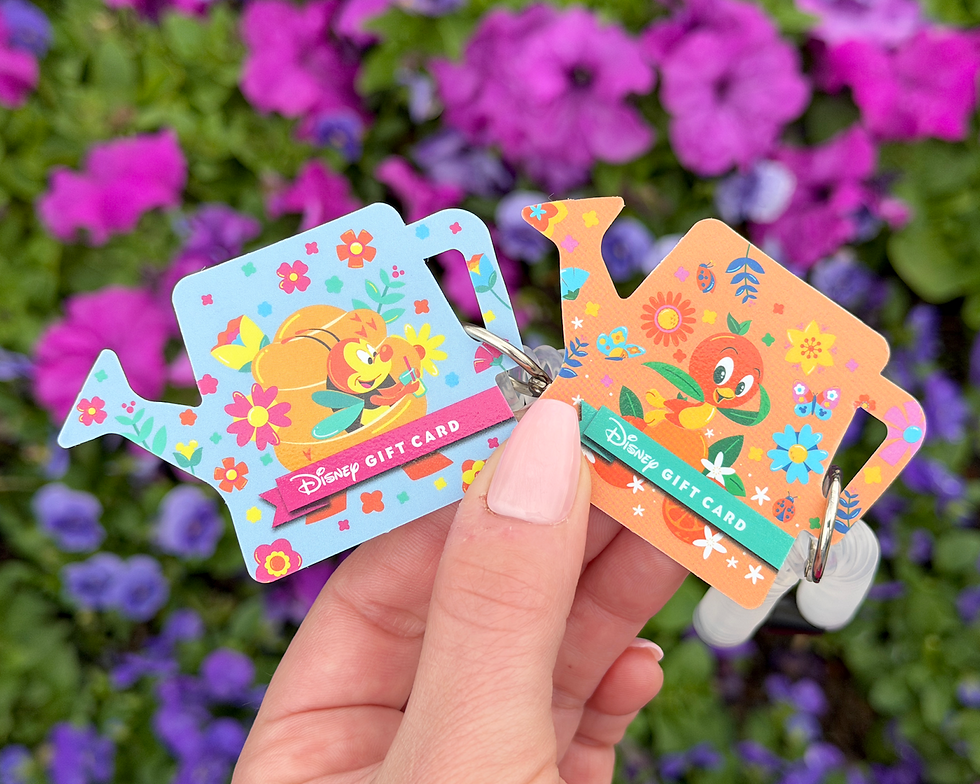 Go cash-free with Festival-themed Disney Gift Card wristlets!