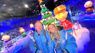 ICE! featuring A Charlie Brown Christmas is open throughout the Holidays at Gaylord Palms