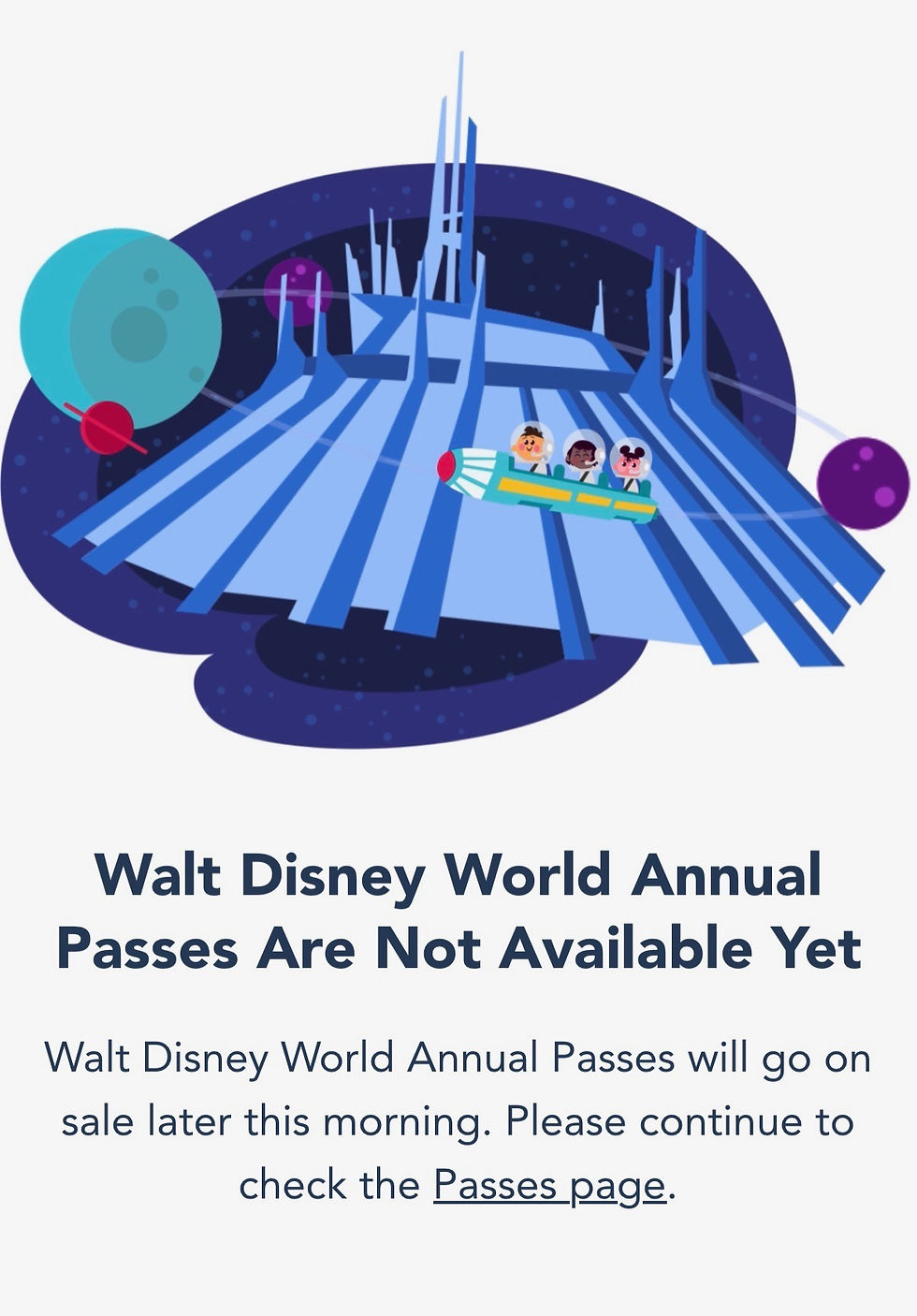 Walt Disney World PAUSE Sales of Annual Passes!