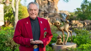 Voice of Bambi, Donnie Dunagan, Visits Disney Fab 50 Character Collection at Walt Disney World