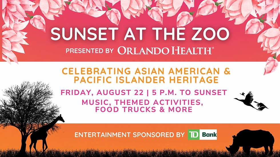 Sunset at the Zoo: Celebrating Asian American & Pacific Islander Heritage