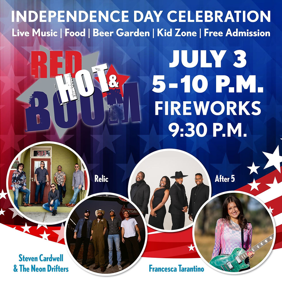 Red Hot & Boom is back to mark 28 years of Live Music, Family Fun and Electrifying Fireworks
