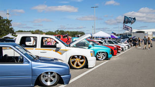Slamfest Car and Truck Show high revs into Tampa's Florida State Fairground