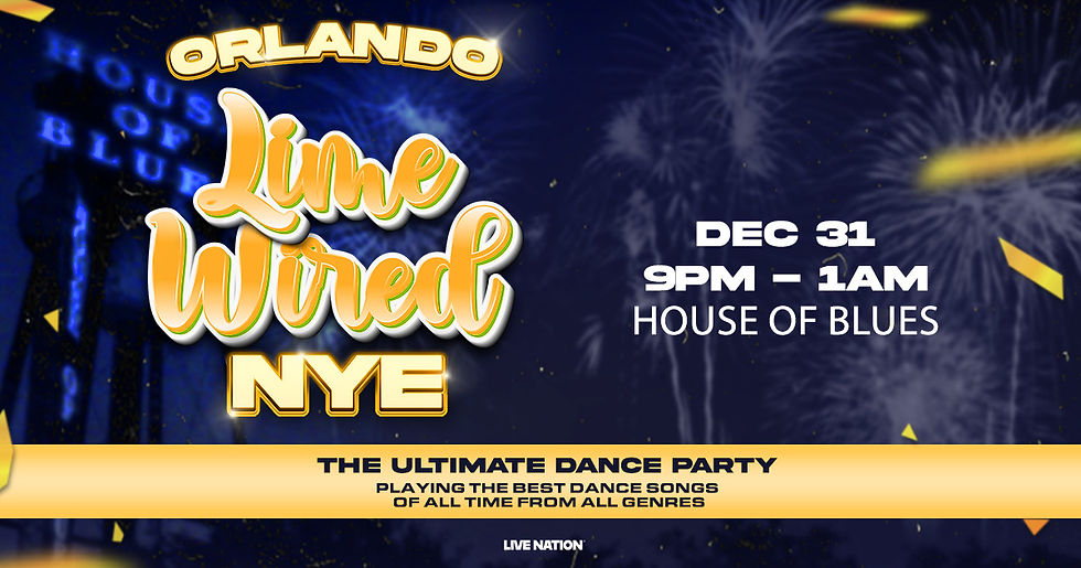 DJ GALLIXC Presents LIMEWIRED NYE at House of Blues Orlando on December 31, 2025