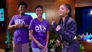 Hollywood Star Halle Bailey surprises two aspiring teen filmmakers at Walt Disney World