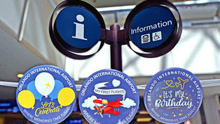 Orlando International Airport debuts exciting ‘Memories Created In Orlando’ Button Program