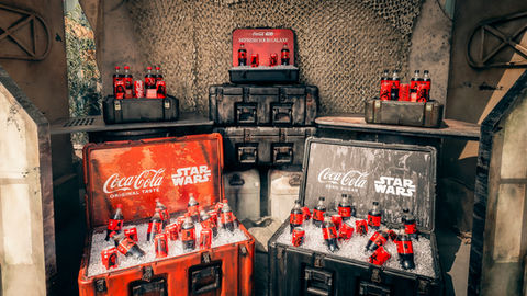 For a limited time, 3 new Star Wars-inspired Coca-Cola bottle designs are landing at Walt Disney World on July 7