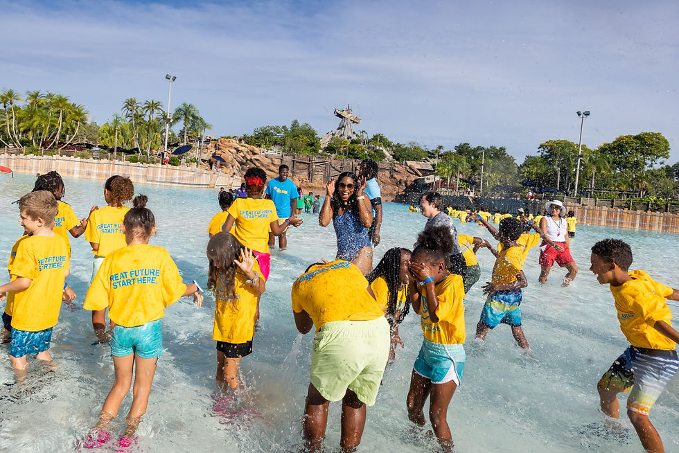 Disney's Typhoon Lagoon and Island H20 Water Park hosts the World’s Largest Swimming Lesson