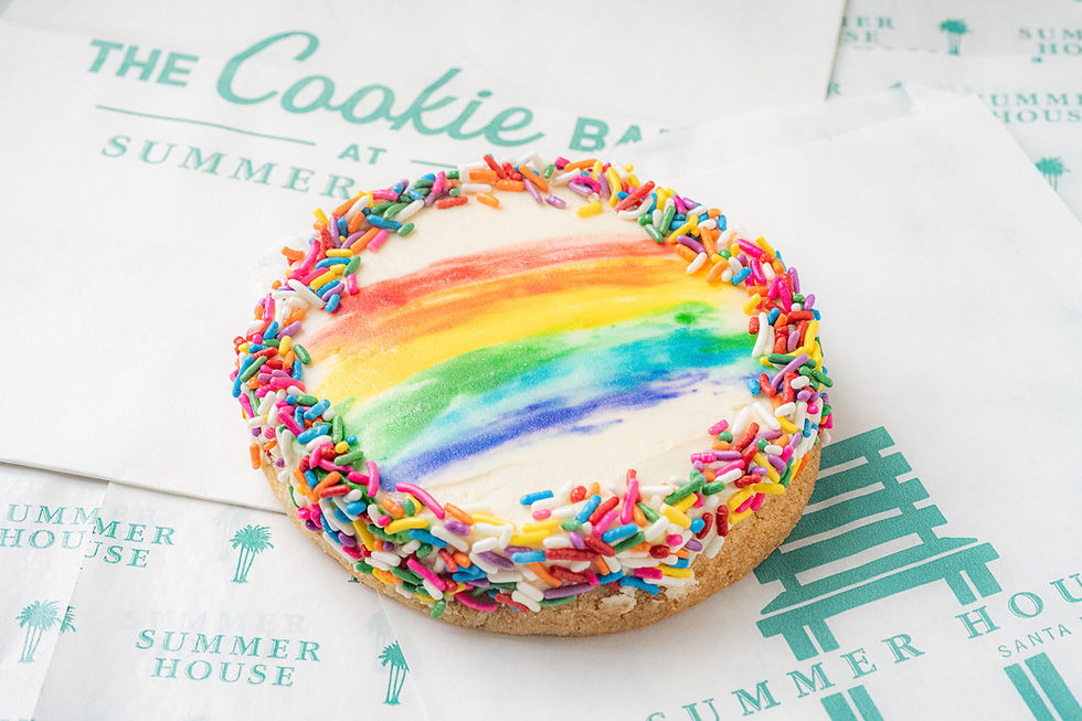 Celebrate your Pride at Summer House on the Lake at Disney Springs with a Rainbow Sugar Rush Cookie
