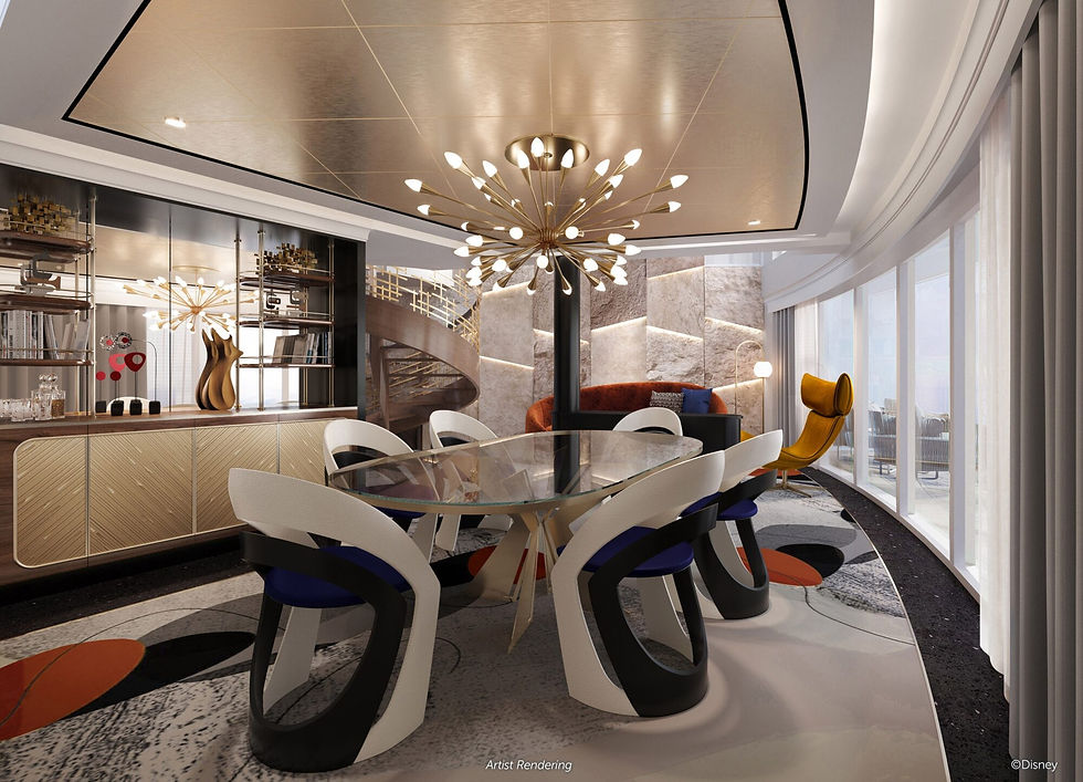 First Look at Inside - Oceanview- Verandah - Concierge Staterooms and Royal Suites onboard Disney Destiny