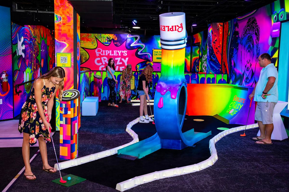 Glow Big or Go Home - Ripley’s Crazy Golf is coming to ICON Park Orlando!