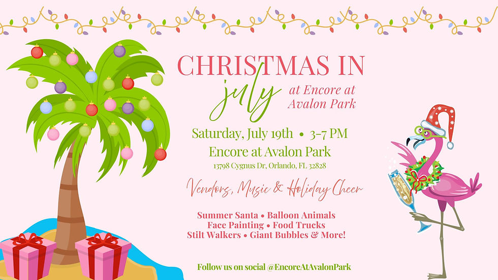 Christmas in July At Encore