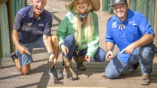 Gatorland celebrates 100 Alligator Rescues with New Celebrity Alligator Walk Of Fame
