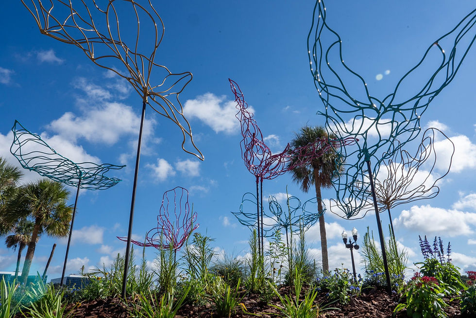 Orlando's new Butterfly Garden is officially open at Lake Eola Park!