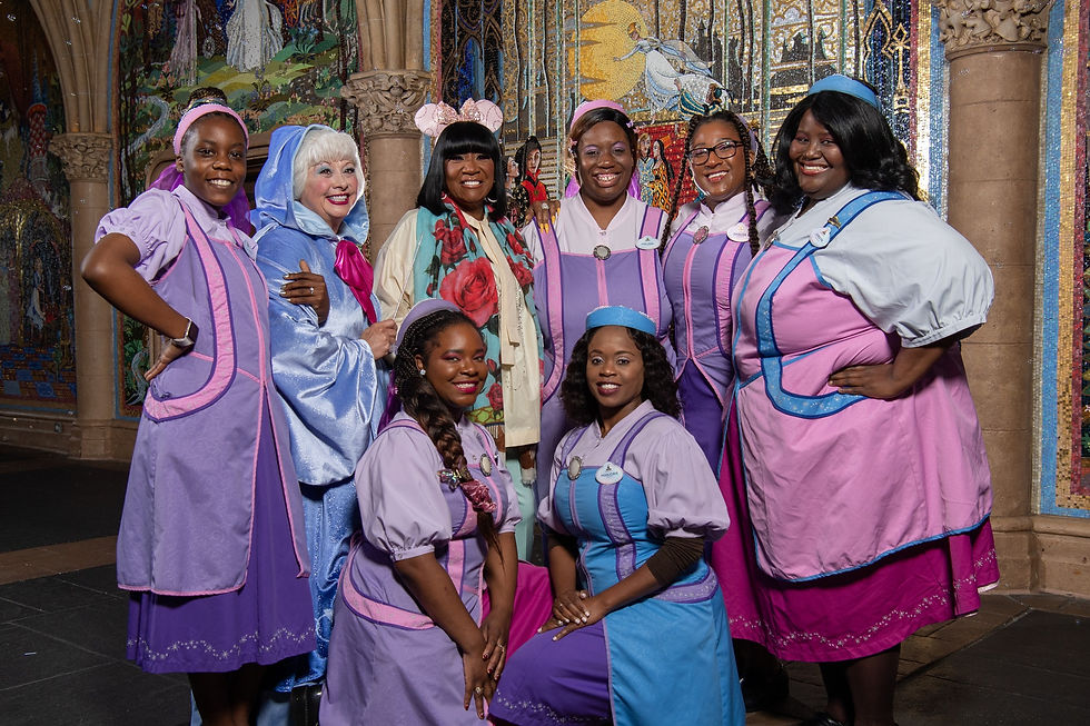 Patti LaBelle meeting The Fairy Godmother at Magic Kingdom Walt Dsney World