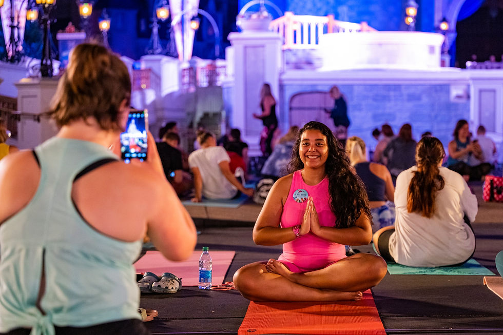 Walt Disney World Cast enjoy International Yoga Day Celebrations at Magic Kingdom