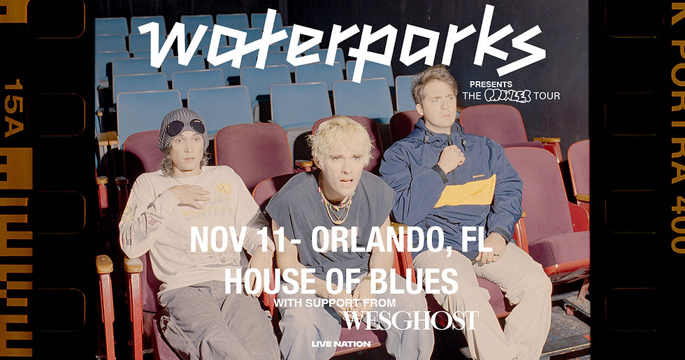 Waterparks announce The Prowler Tour including stop in Orlando on November 11