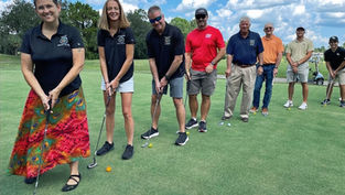 City of Oviedo celebrates renovation at Twin Rivers Golf Course with commemorative "First Putt"