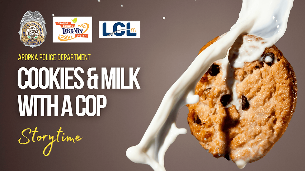 Apopka Police Department's Cookies & Milk with Cops