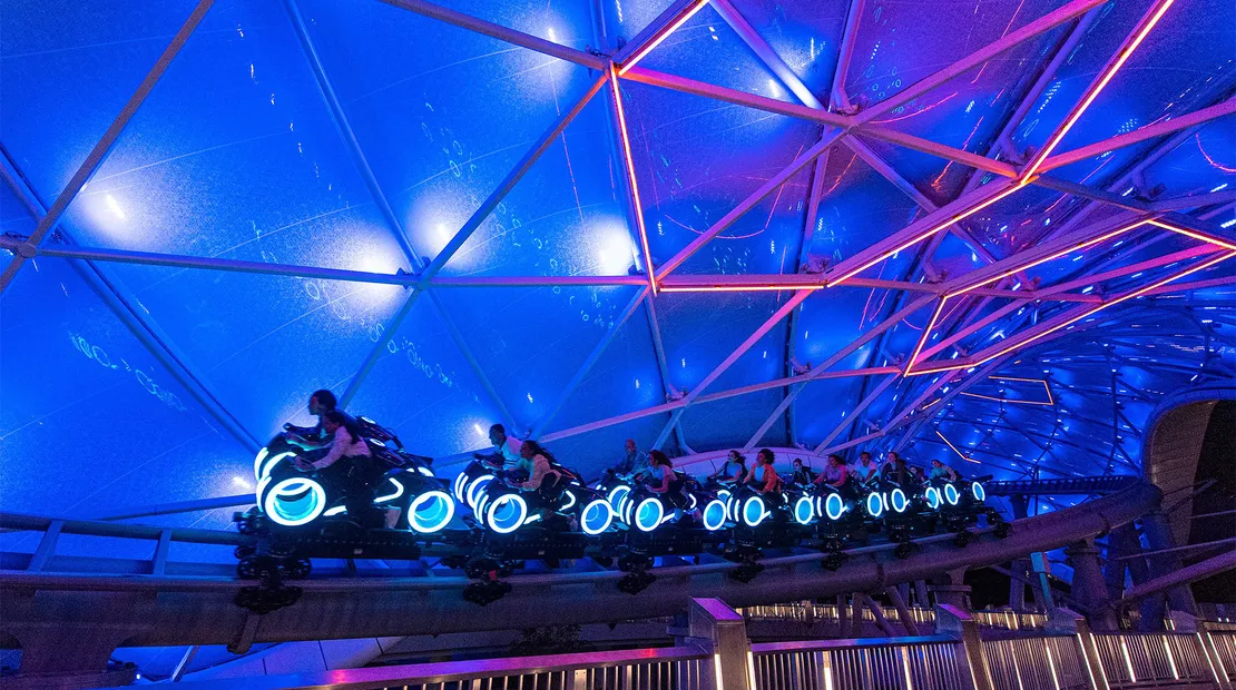 TRON Lightcycle Run at Magic Kingdom