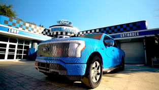 LEGOLAND Florida Unveil Brand New LEGO Model: A Life Sized Ford F-150 Lighting Pick Up Truck