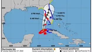 ALL Orlando's Theme Parks Are Now In The Center of Hurricane Ian’s Forecasted Path