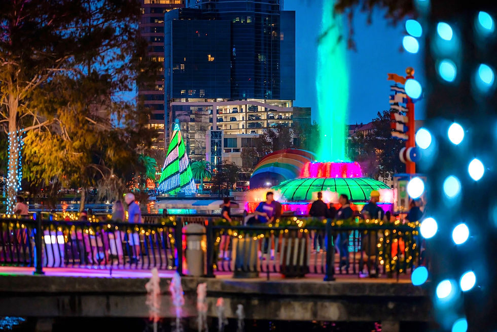 Join Orlando Mayor Buddy Dyer and help countdown the lighting of the Christmas tree at Lake Eola Park
