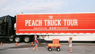 The Peach Truck Tour rolls into Waterford Lakes and the Oviedo Mall this week!