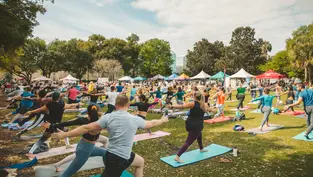 It’s Just Yoga, Central Florida’s largest health and fitness event returns to Lake Eola this March