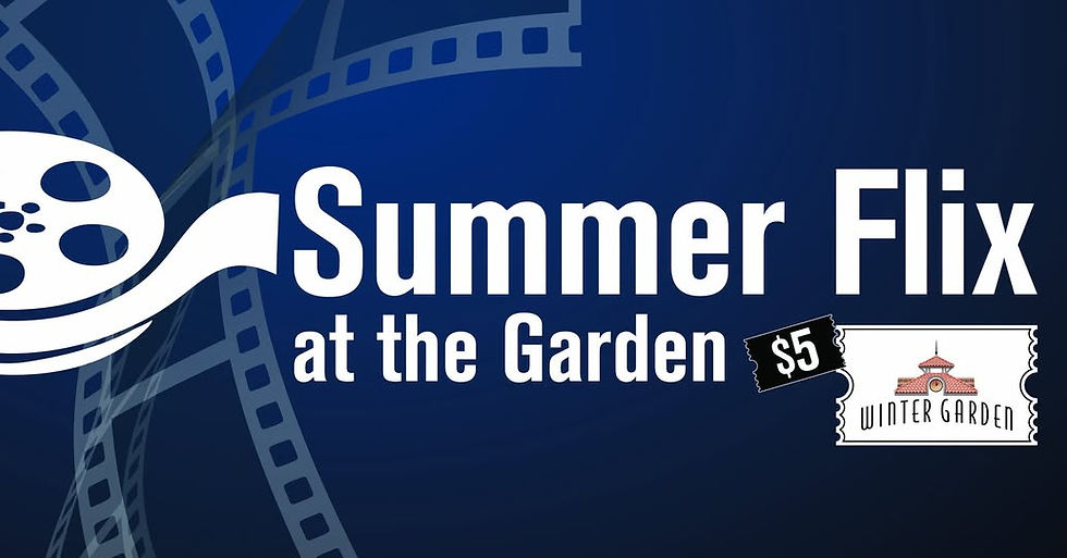 The City of Winter Garden invites the community to Garden Theatre with $5 Summer Flix Movie Series