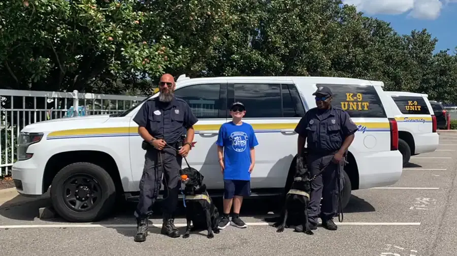 Walt Disney World Security Team Makes Magic Happen For Aspiring K9 Handler