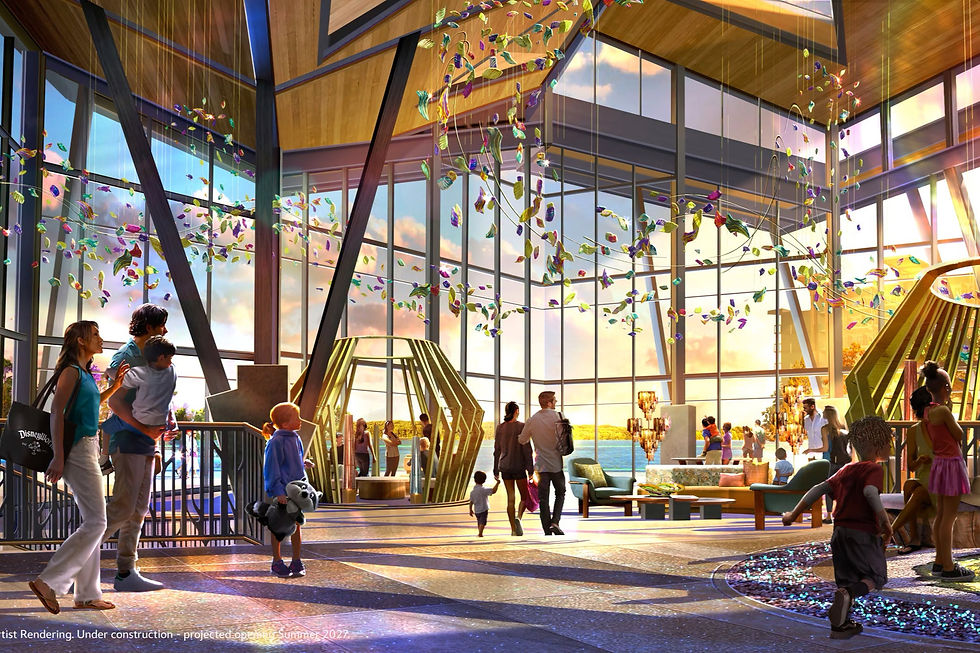 First Look at Pocahontas Lobby, Fireworks Loung, and 3 Restaurants coming to Disney World's Lakeshore Lodge