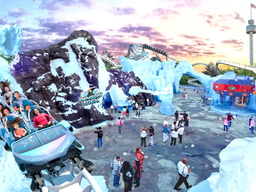 SeaWorld Orlando's first family launch coaster, Penguin Trek officially opens on July 7!