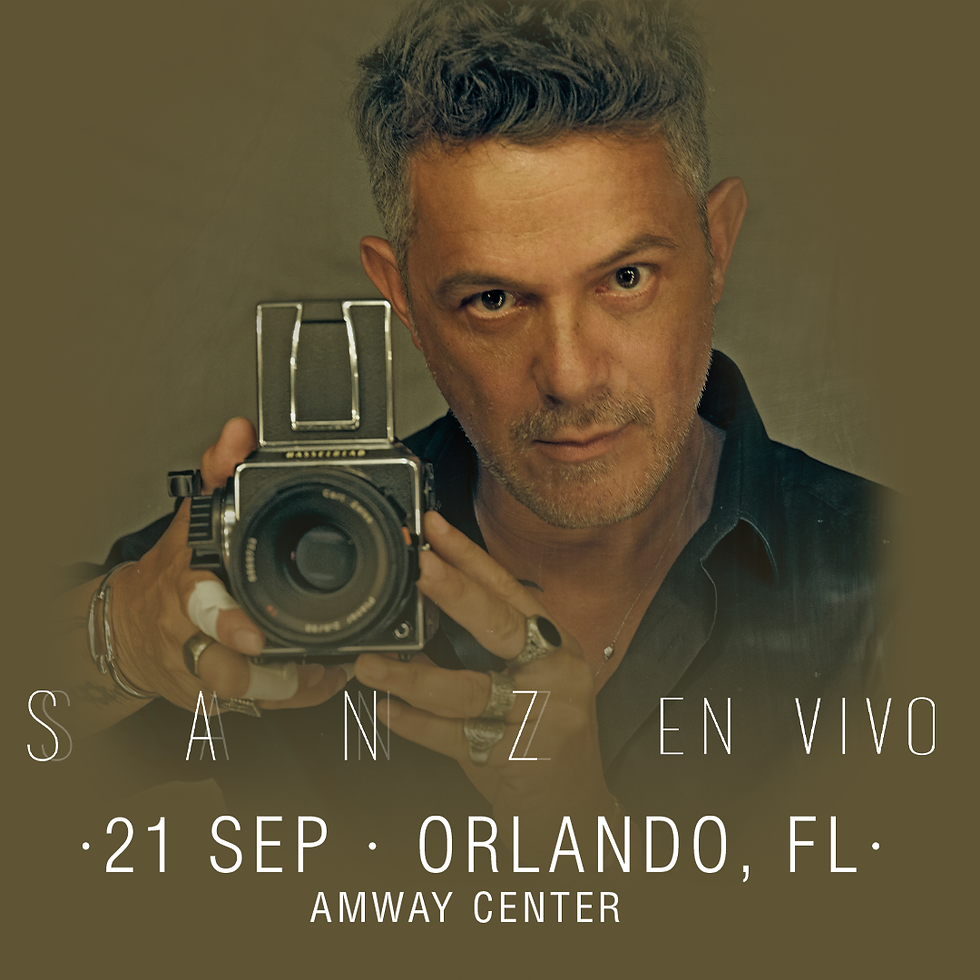 Alejandro Sanz announces SANZ EN VIVO Tour including a stop in Orlando this September