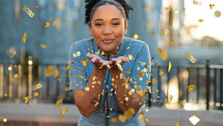 Celebrate New Year's Eve At Walt Disney World With A Glittering Confetti 2023 Magic Shot!