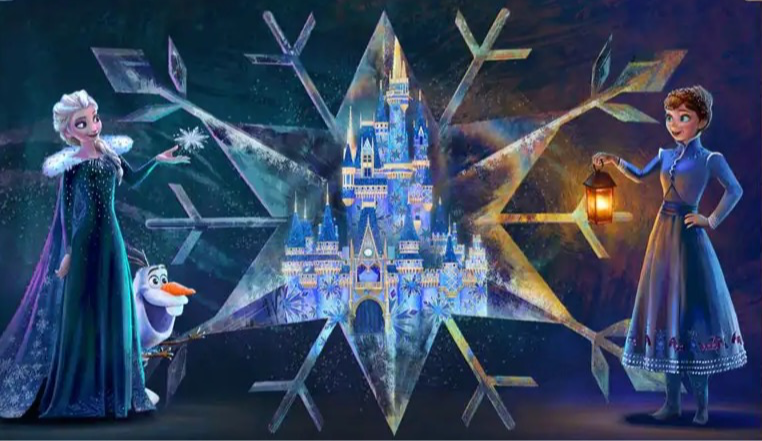 New "Frozen Holiday Surprise" Castle Projection Show coming to Magic Kingdom for the holidays