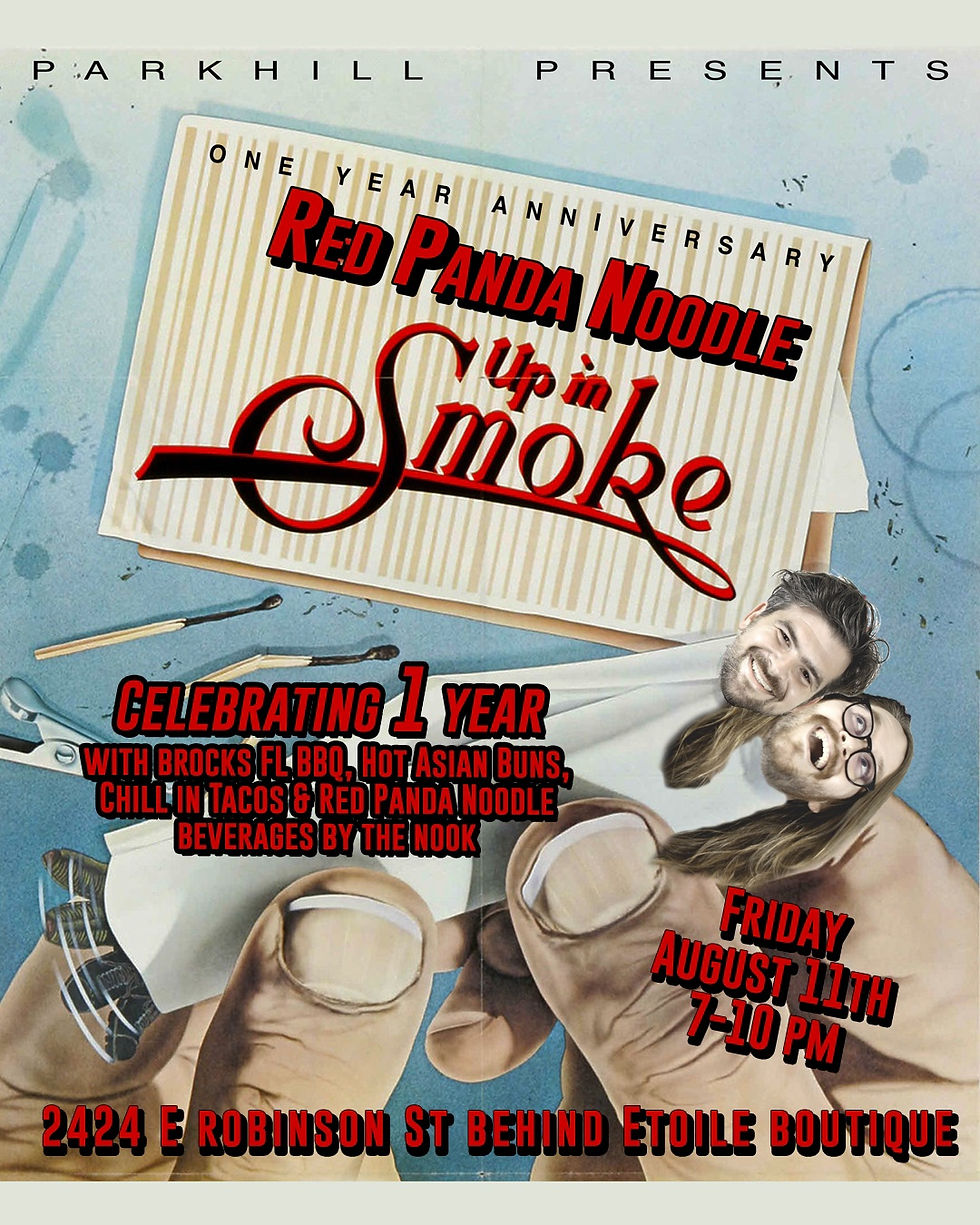 Red Panda Noodle's One Year Anniversary Party: Up In Smoke
