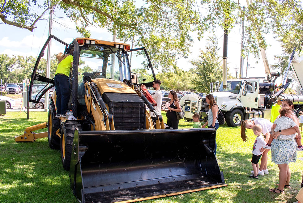 The City of Maitland is hosting a Touch-A-Truck Event with lots of really big and unique trucks!