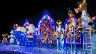 Rudolph the Red-Nosed Reindeer debuts in ICE! Holiday Attraction at Gaylord Palms Nov. 14, 2025 - Jan. 7, 2026