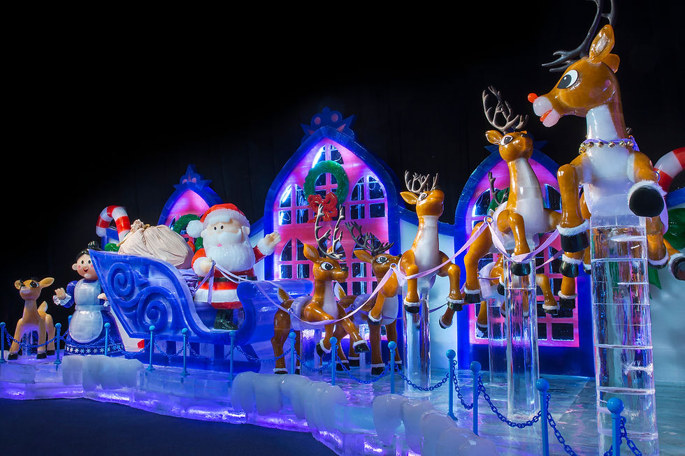 Rudolph the Red-Nosed Reindeer debuts in ICE! Holiday Attraction at Gaylord Palms Nov. 14, 2025 - Jan. 7, 2026