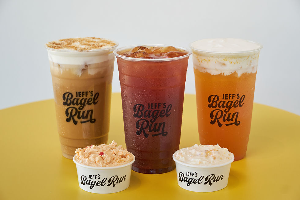 Jeff’s Bagel Run introduces Southern-Inspired Spring Menu featuring Peach-Inspired Beverages and more
