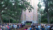 Experience the sun rising across Iron Mountain at Bok Tower Gardens Easter Sunrise Service 