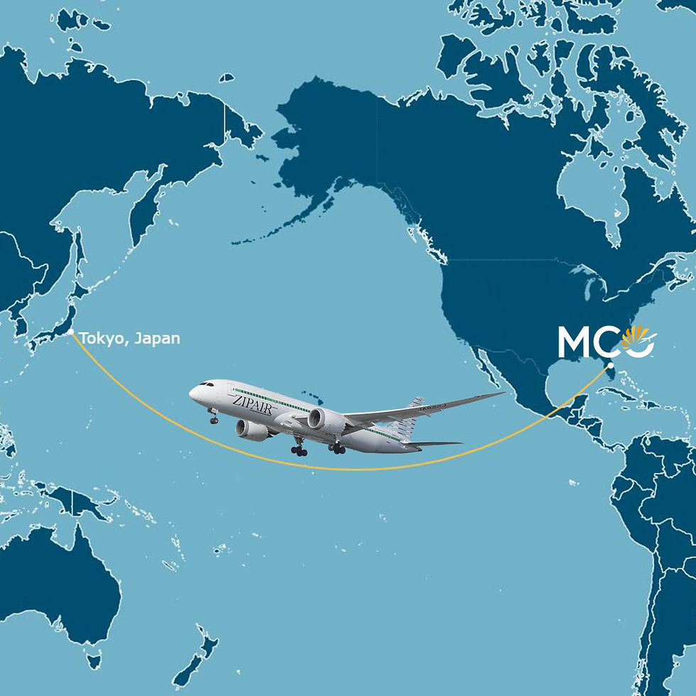 Orlando International Airport lands Florida's First Nonstop Charter Flights to Asia Pacific