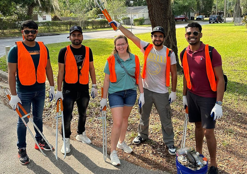 Volunteer to help keep The Milk District trash-free and beautiful!