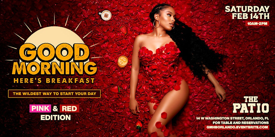 "Good Morning, Here's Breakfast" Pink & Red Edition