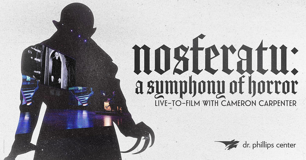 This Halloween, experience the eerie silent-era masterpiece Nosferatu with live music from Cameron Carpenter