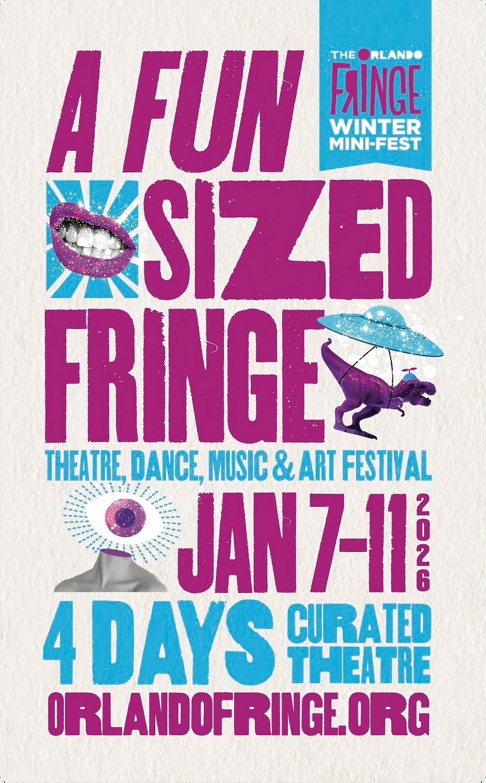 Orlando Fringe announces full schedule of 2026 “Winter Mini-Fest” taking place January 7 – 11