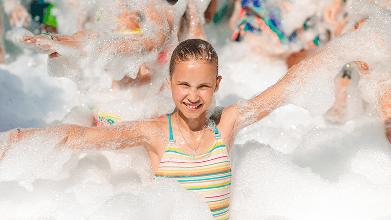 Island H2O Water Park Foam Party